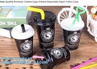 High quality disposable paper cup lower price coffee cup,ripple double single wall disposable coffee paper cup, BAGEASE